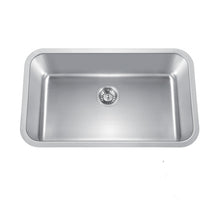 Load image into Gallery viewer, Vuzati 30" X 18" Undermount Stainless Steel Kitchen Sink - Stainless Steel Undermount Sink - Deep Single Bowl Sink Basin - Basket Strainer