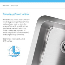 Load image into Gallery viewer, Vuzati 32" 60/40 Undermount Stainless Steel Kitchen Sink - Stainless Steel Undermount Sink - Left Bowl Big Basin/ Right Bowl Small Basin - Basket Strainers - Bottom Grids