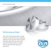 Load image into Gallery viewer, Vuzati 32" 60/40 Undermount Stainless Steel Kitchen Sink - Stainless Steel Undermount Sink - Left Bowl Big Basin/ Right Bowl Small Basin - Basket Strainers - Bottom Grids