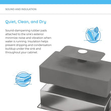 Load image into Gallery viewer, Vuzati 30" X 18" Undermount Stainless Steel Kitchen Sink - Stainless Steel Undermount Sink - Deep Single Bowl Sink Basin - Basket Strainer